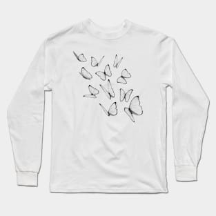 Delicate Butterflies Long Sleeve T-Shirt